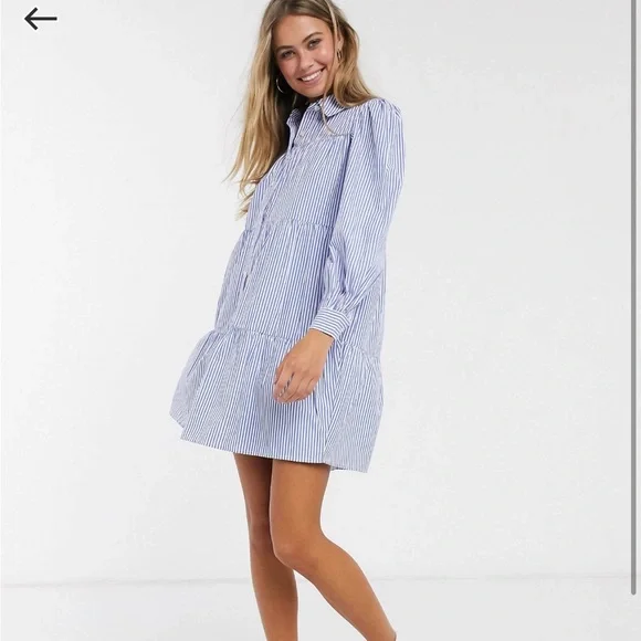 asos blue and white striped dress U.S. Army Serge AG-489 Poly/Wool Class-A Service Dress Uniform Jacket –  GRANDPOPSARMYNAVY